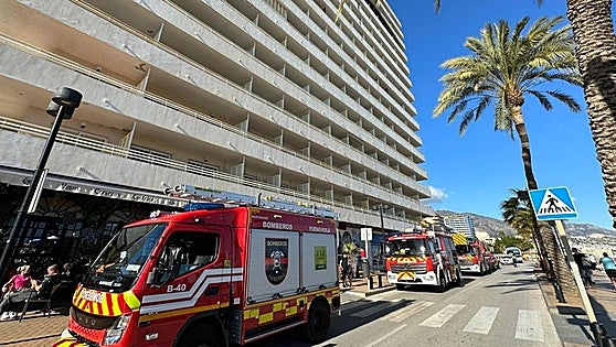 Guest arrested after Costa del Sol rental apartment room set on fire