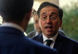 Spain's Foreign Minister José Manuel Albares during his trip to Lebanon and Syria