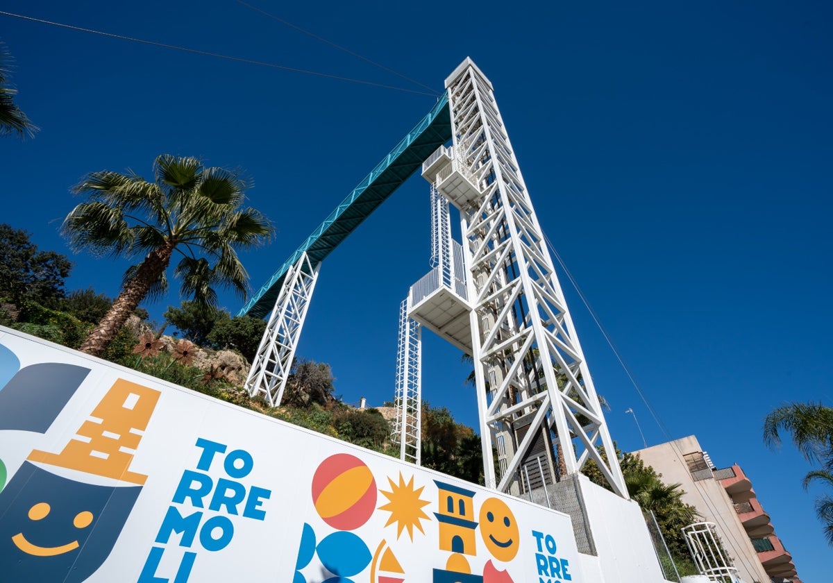 The recently inaugurated lift that connects Parque La Batería with Carihuela is included in the scheme.