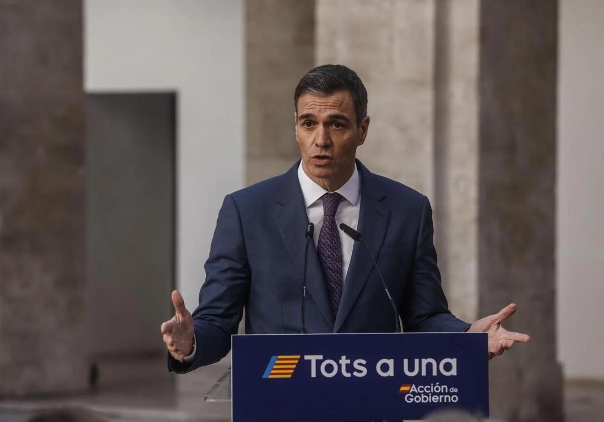 Spanish PM Pedro Sánchez.