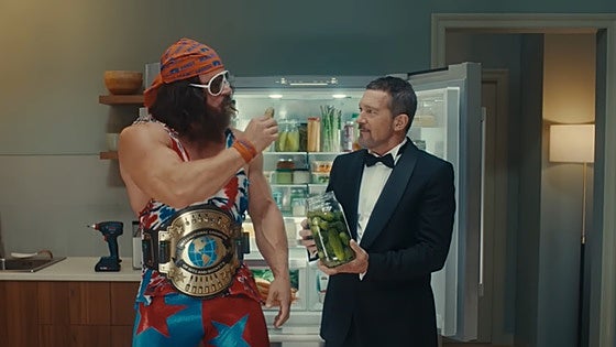Watch as Antonio Banderas enters the battle of America's multi-million-dollar Super Bowl ads