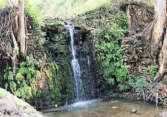 Last waterfall before reaching the end of the stream.