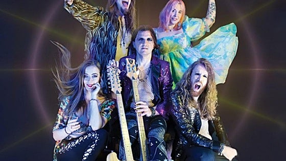 Flamboyant rock and roll inspired by the surreal