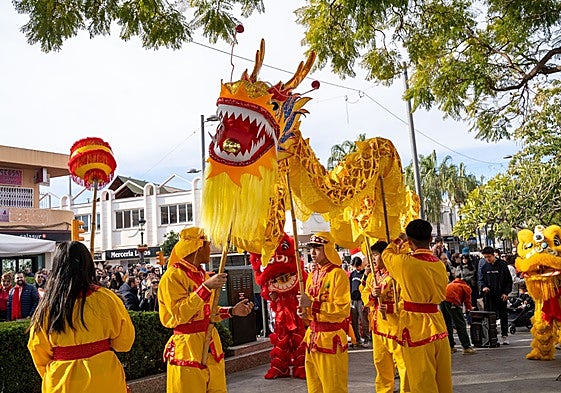 The parade followed a route through the streets of Arroyo de la Miel.
