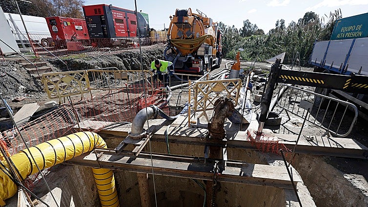 Work to take advantage of huge underground water resource on outskirts of Malaga now 75% complete
