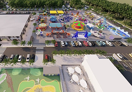 Recreation of the future Soul Park family leisure park.