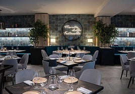 The restaurant provides the perfect setting to enjoy Valentine's Day—an elegant and intimate space.