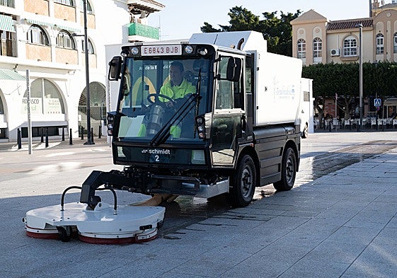 One of the new cleaning vehicles.