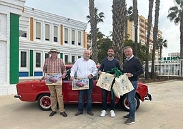 Official presentation of the classic car rally.