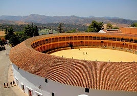 File image of Ronda's historic bullring.