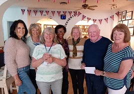 Archive photo of Club International members.