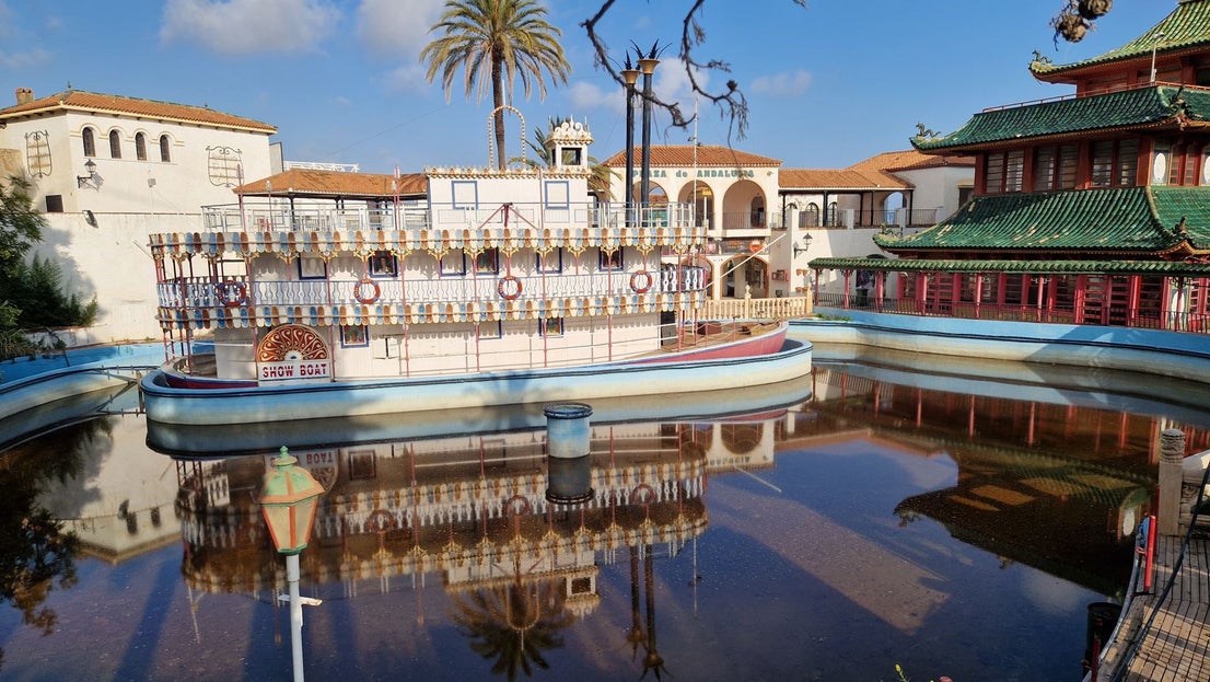 This is the state of the famous Tivoli amusement park on the Costa del Sol, in pictures