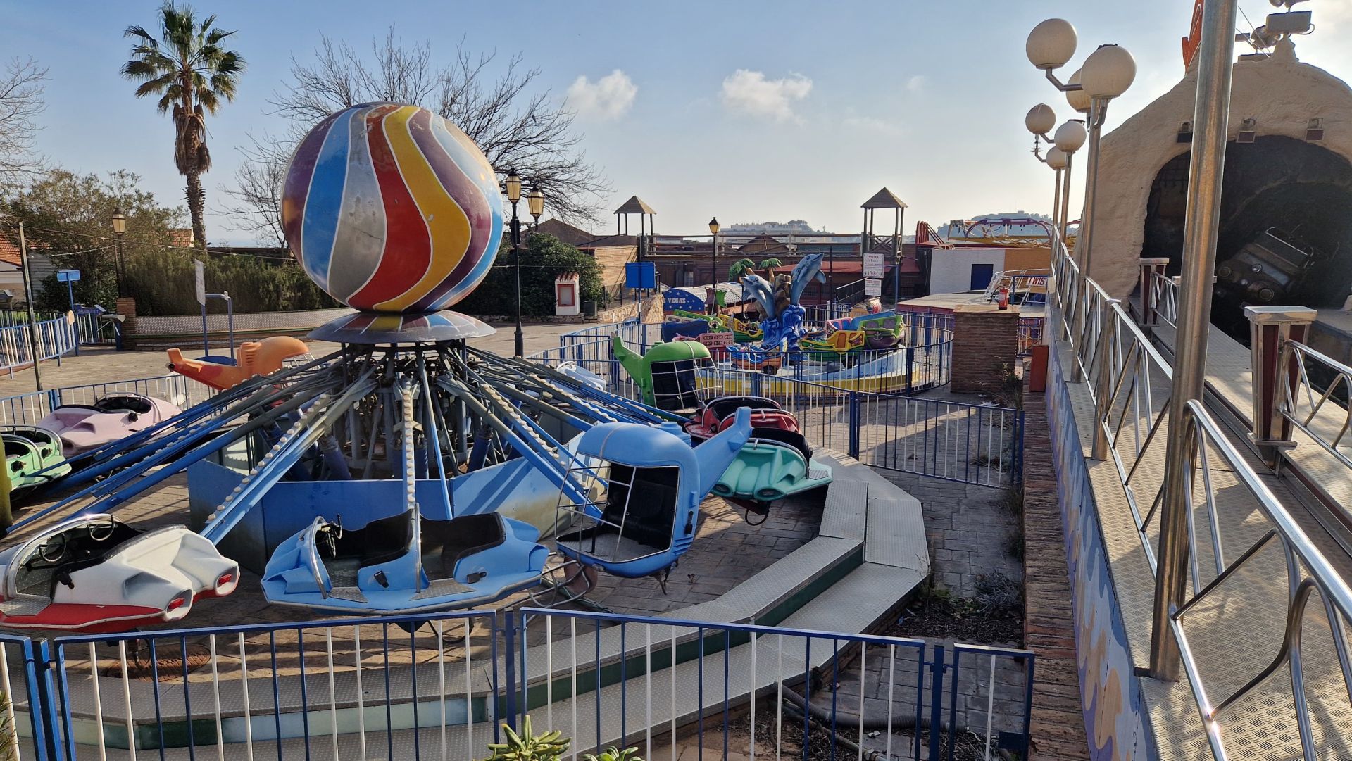 This is the state of the famous Tivoli amusement park on the Costa del Sol, in pictures