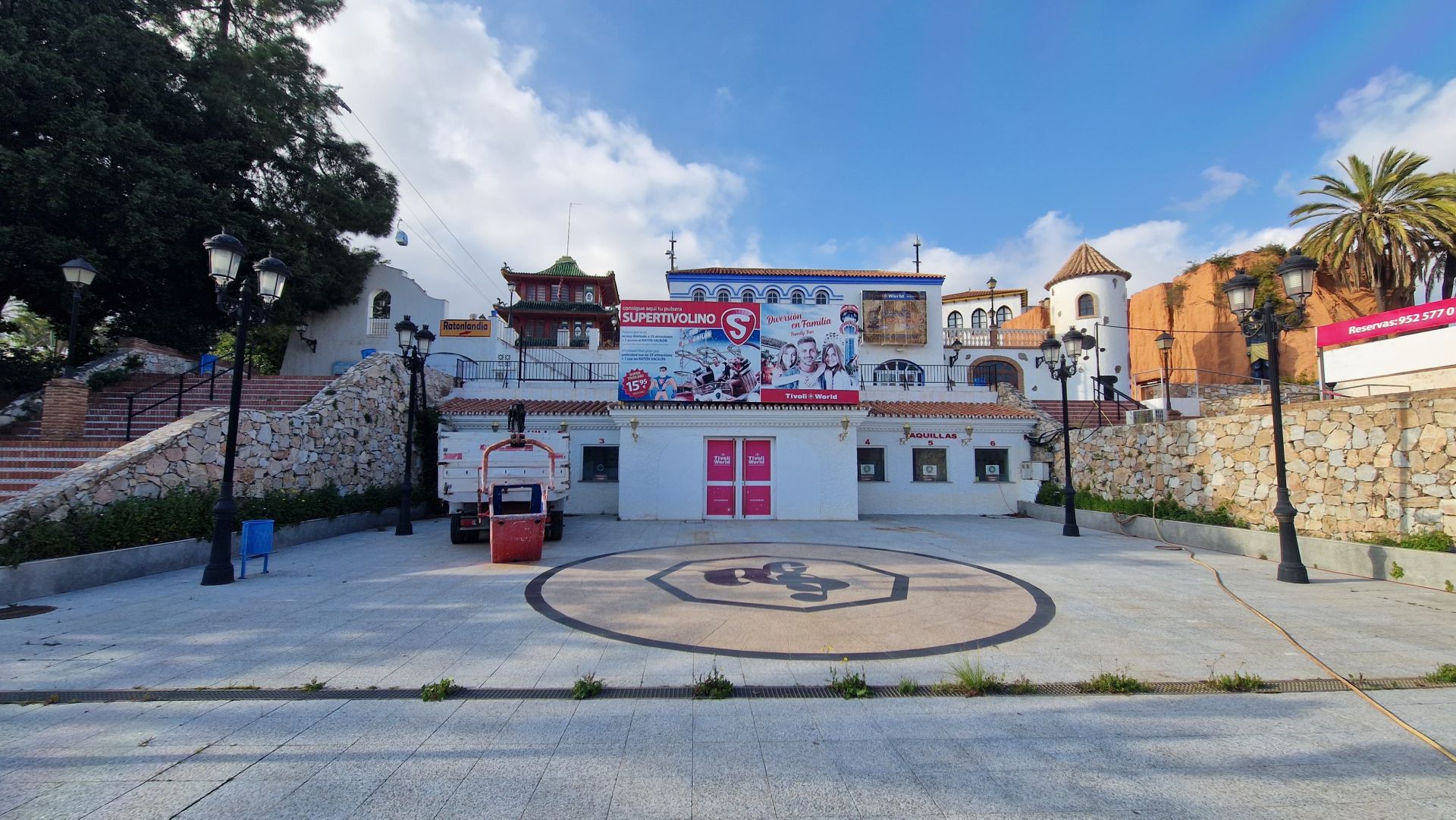 This is the state of the famous Tivoli amusement park on the Costa del Sol, in pictures