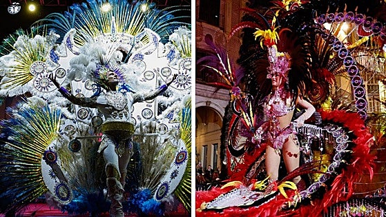 Malaga carnival captivates public with colourful costumes, gods, goddesses and social messages