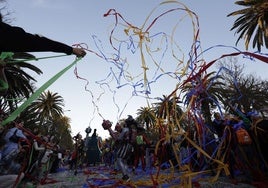 Part of the parade on Sunday