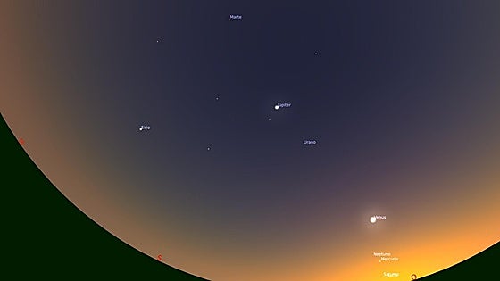 Star alignment: how and when to view a parade of seven planets in Malaga province