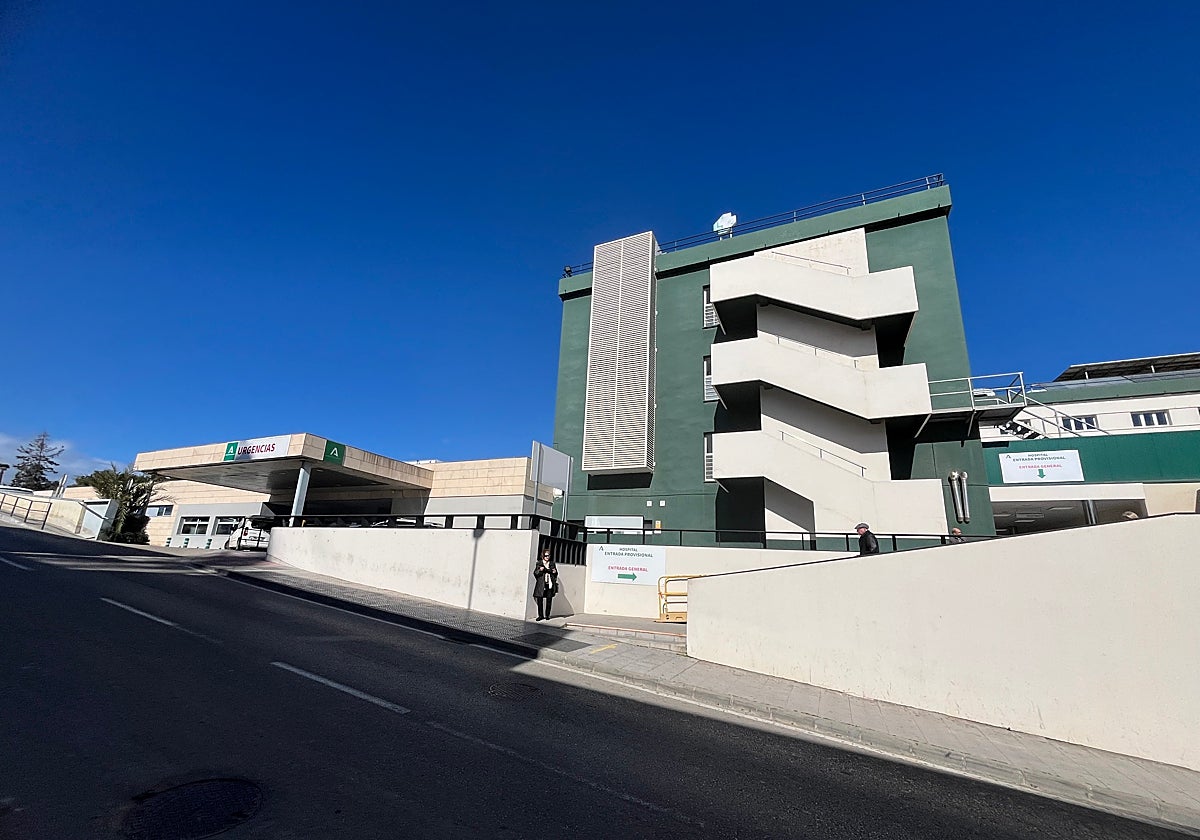 Exterior of the Hospital Comarcal de la Axarquía.