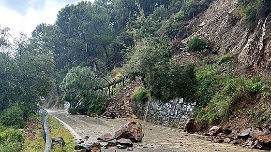 Twenty municipalities in Malaga activate emergency plans after Aemet issues red alert for heavy rain in the province