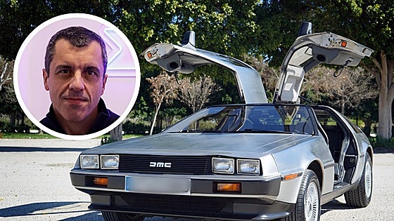 Malaga-born Google cybersecurity boss buys DeLorean car made famous by Back to the Future film