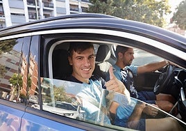 Castel, on the day he completed his signing for Malaga.
