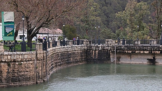 Rainfall and storms change reservoir order in Malaga province