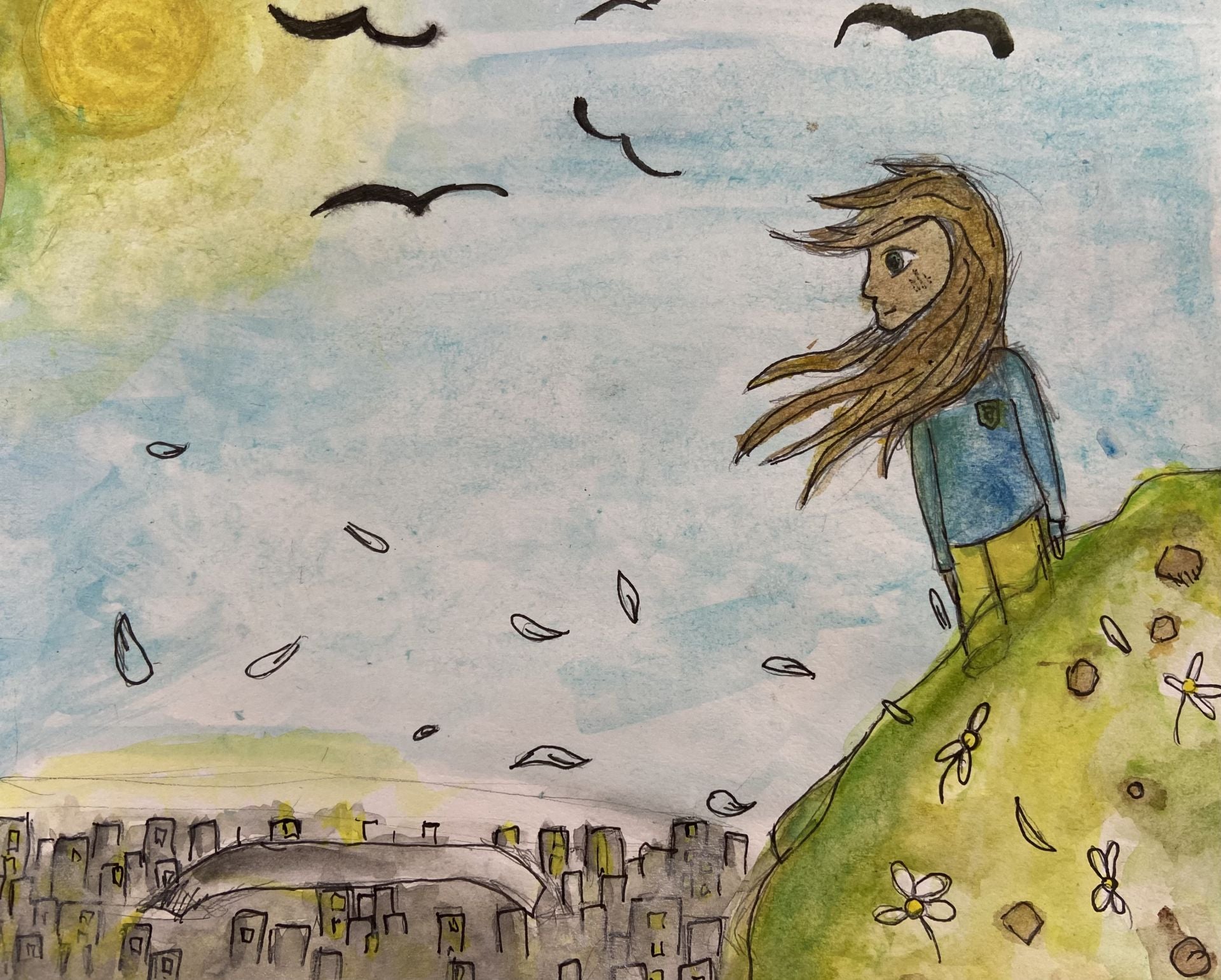 Hana M.O. and Yeganeh A.Z. Aged 9.Sunny View School