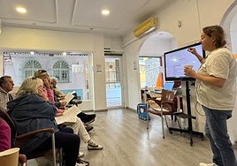 Age Concern members at last month's talk.