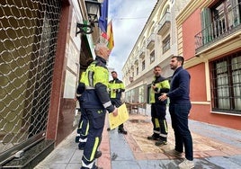 Fuengirola firefighters carrying out inspections this week.