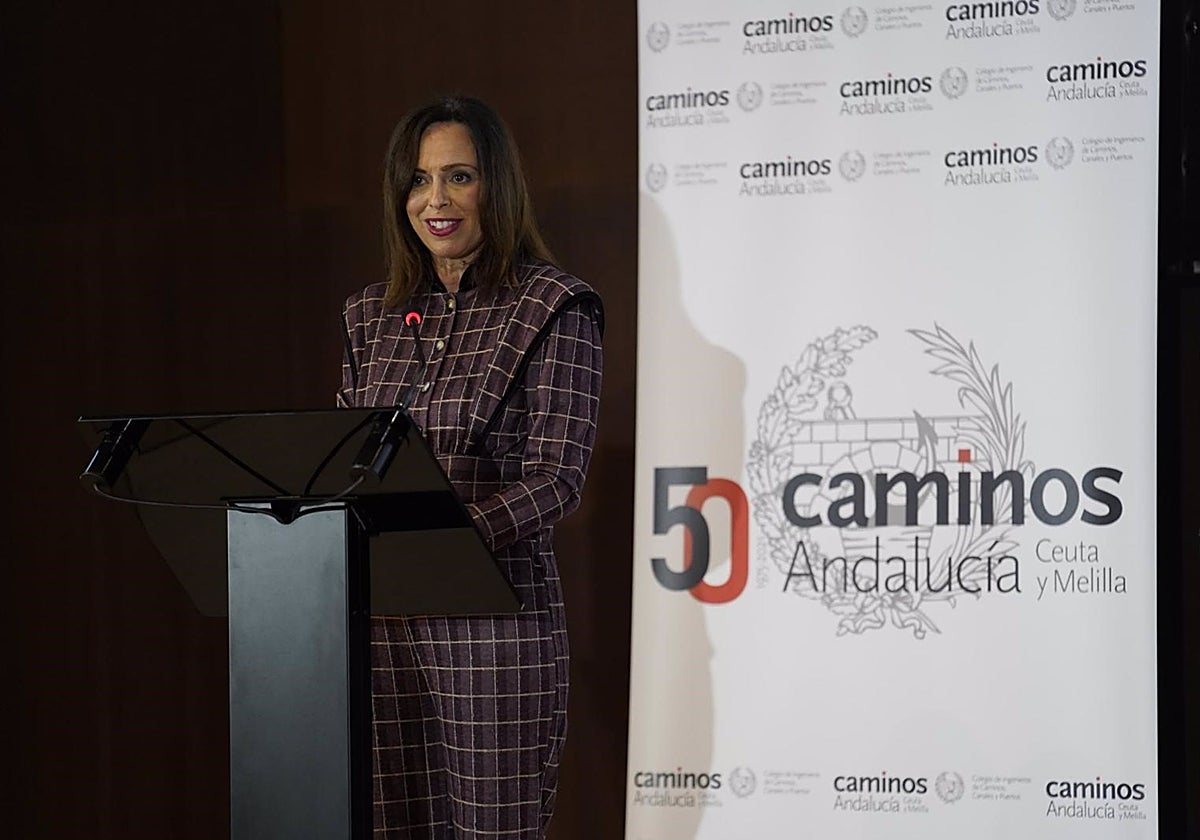 The Junta's de Andalucía's minister of public works (Fomento), Rocío Díaz.