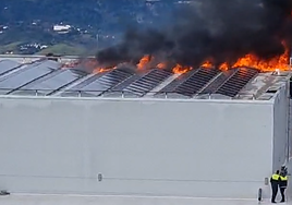 Roof fire at Miramar shopping centre in Fuengirola causes alarm