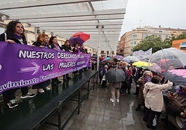 Feminist organisations gathered in Malaga this past Sunday.