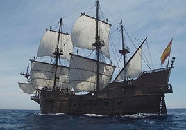 The Galeón Andalucía will soon visit Malaga and will dock at Muelle 1, Malaga Marina.
