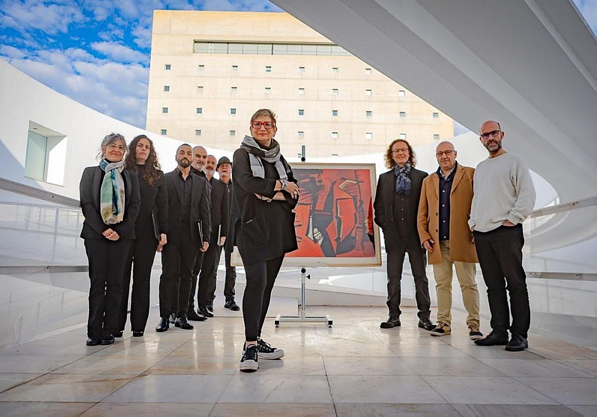 Cheryle Beatty with Monica, Pablo and the composers.