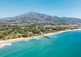 Palatial homes and luxury hotels on Marbella’s Golden Mile.