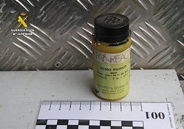 Police bomb squad experts remove canisters of potentially explosive chemical from science labs in schools across Spain