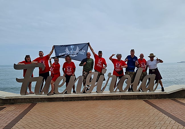 The walkers arrive at their destination.