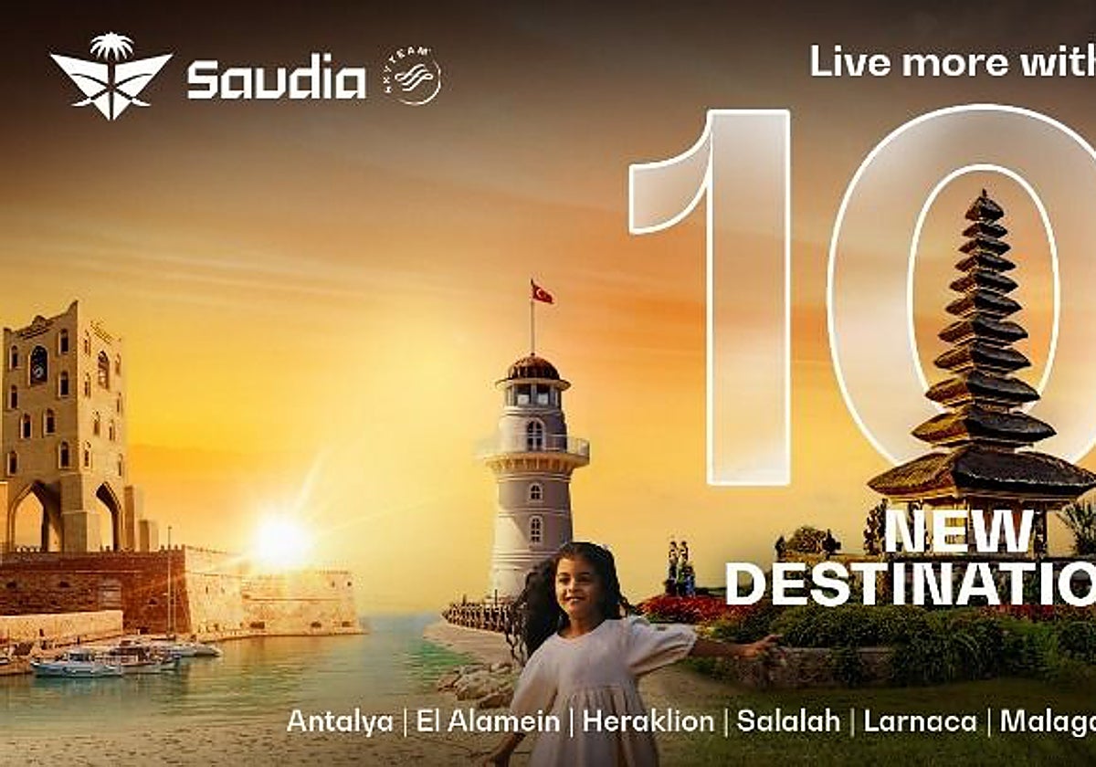 Company publicity with the new seasonal destinations, including Malaga.