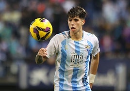 Antoñito during a match this season.