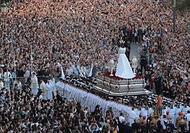 El Cautivo procession in the capital of the Costa del Sol on Monday.