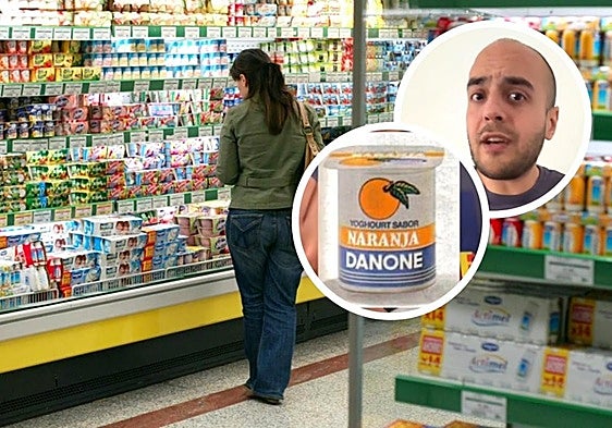 Why are orange-flavoured yoghurts not generally stocked by supermarkets in Spain?
