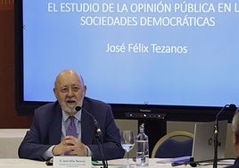 Archive photo of CIS president, José Félix Tezanos.