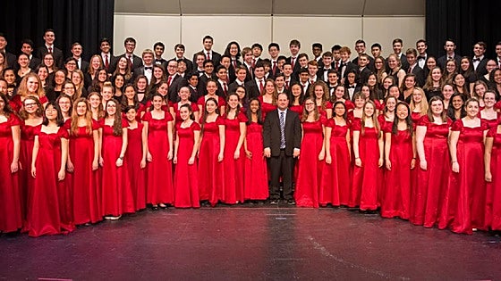 Choral concert in Marbella by American high school choir