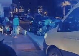 Image of the accident in Fuengirola.