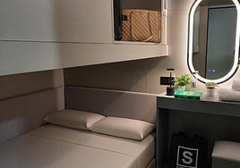 Image of one of the rooms that Superlativo8 offers in Malaga.