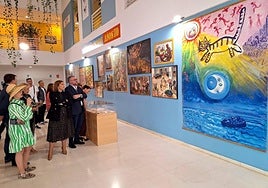 The exhibition can be viewed at the town hall until 20 June.