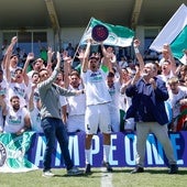 Torremolinos players and officials celebrating on Sunday.