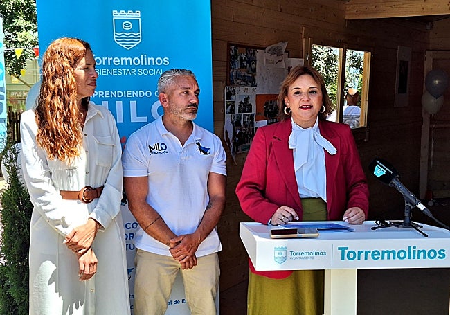 José Luis Carrasco Guerra and Margarita del Cid at the launch of the programme.