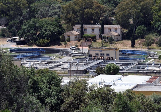 La Víbora waste water treatment plant (WWTP) located in Marbella.