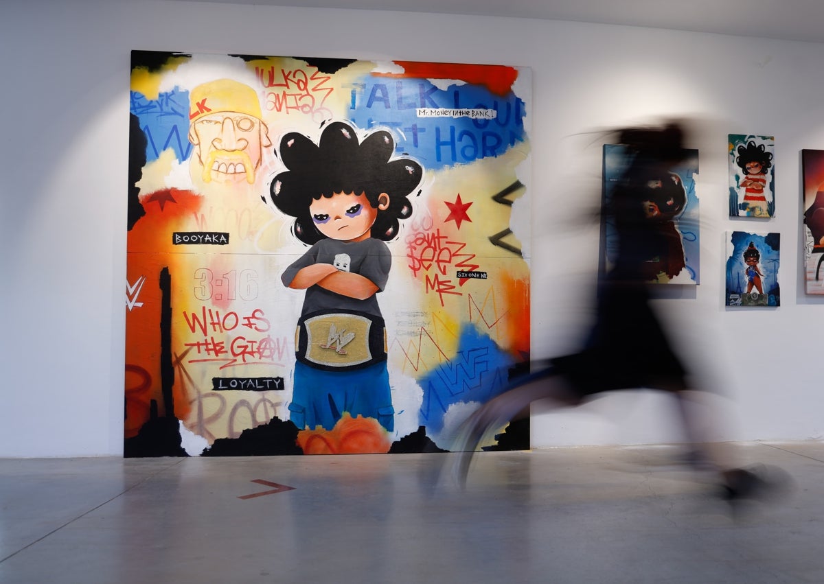 Imagen secundaria 1 - An urban art exhibition opens at La Malagueta with the works of 141 artists